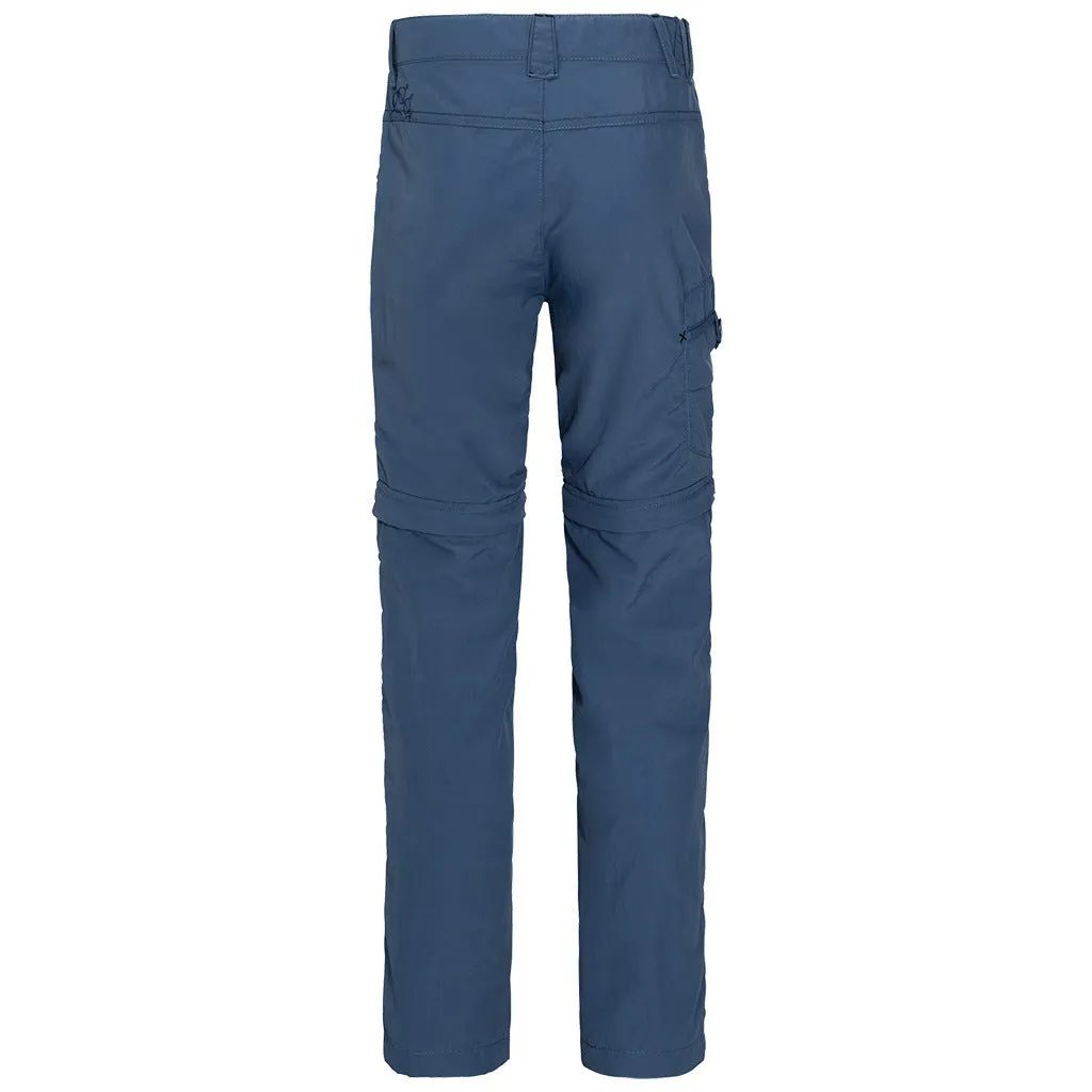 2 in 1 Jack Wolfskin Kids Safari Zip Off Pants Shorts Hiking Trekking Outdoor Trousers