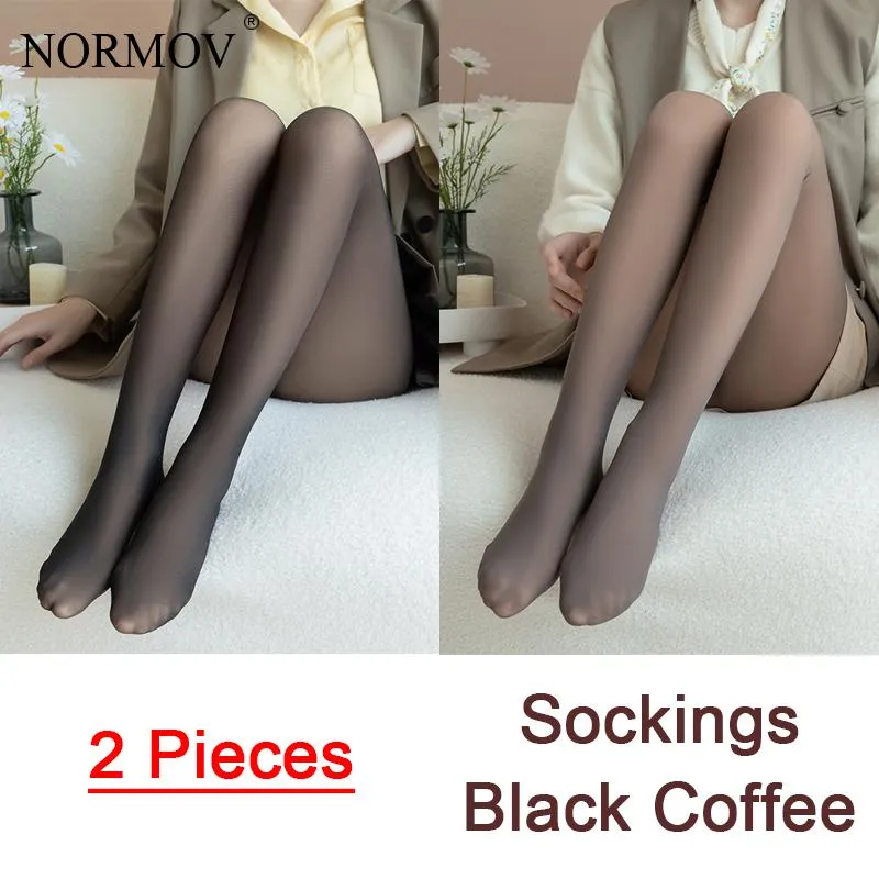2 Pieces Winter Women Warm Leggings High Waist