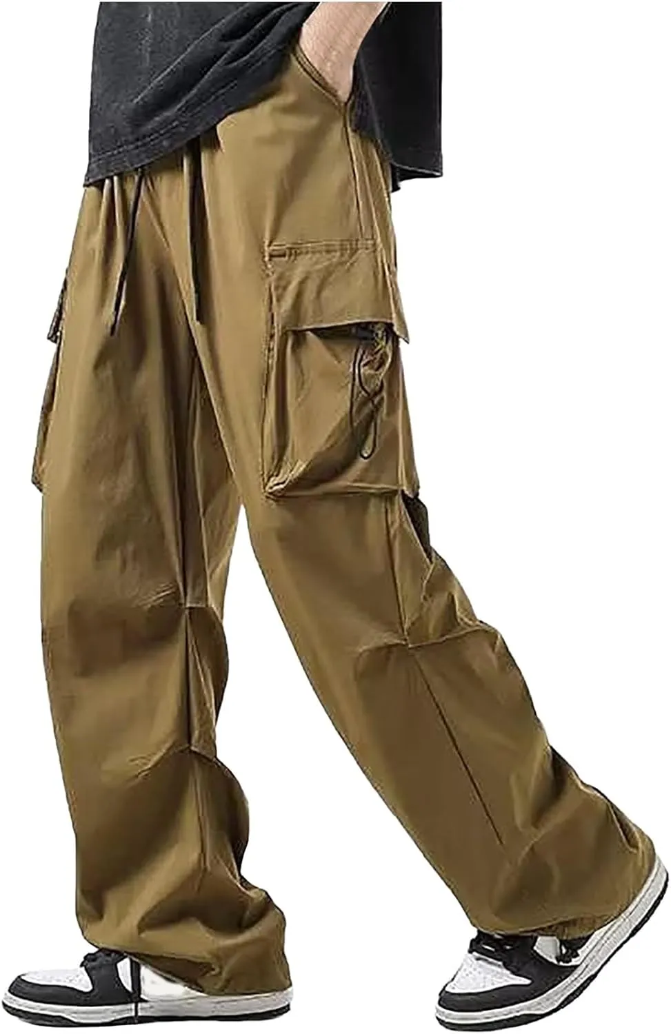 Baggy Pants fot Men Fashion Loose Fit Workout Hiking Cargo Pants Outdoor Active Athletic Hiking Trouser Cargo for Men