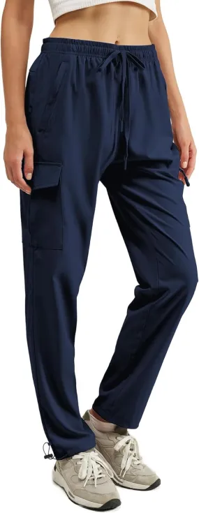 CT-Tebrun Women's Hiking Pants with Pocket Quick Dry Lightweight Cargo Pants Travel Hiking Runing Pants Outdoors