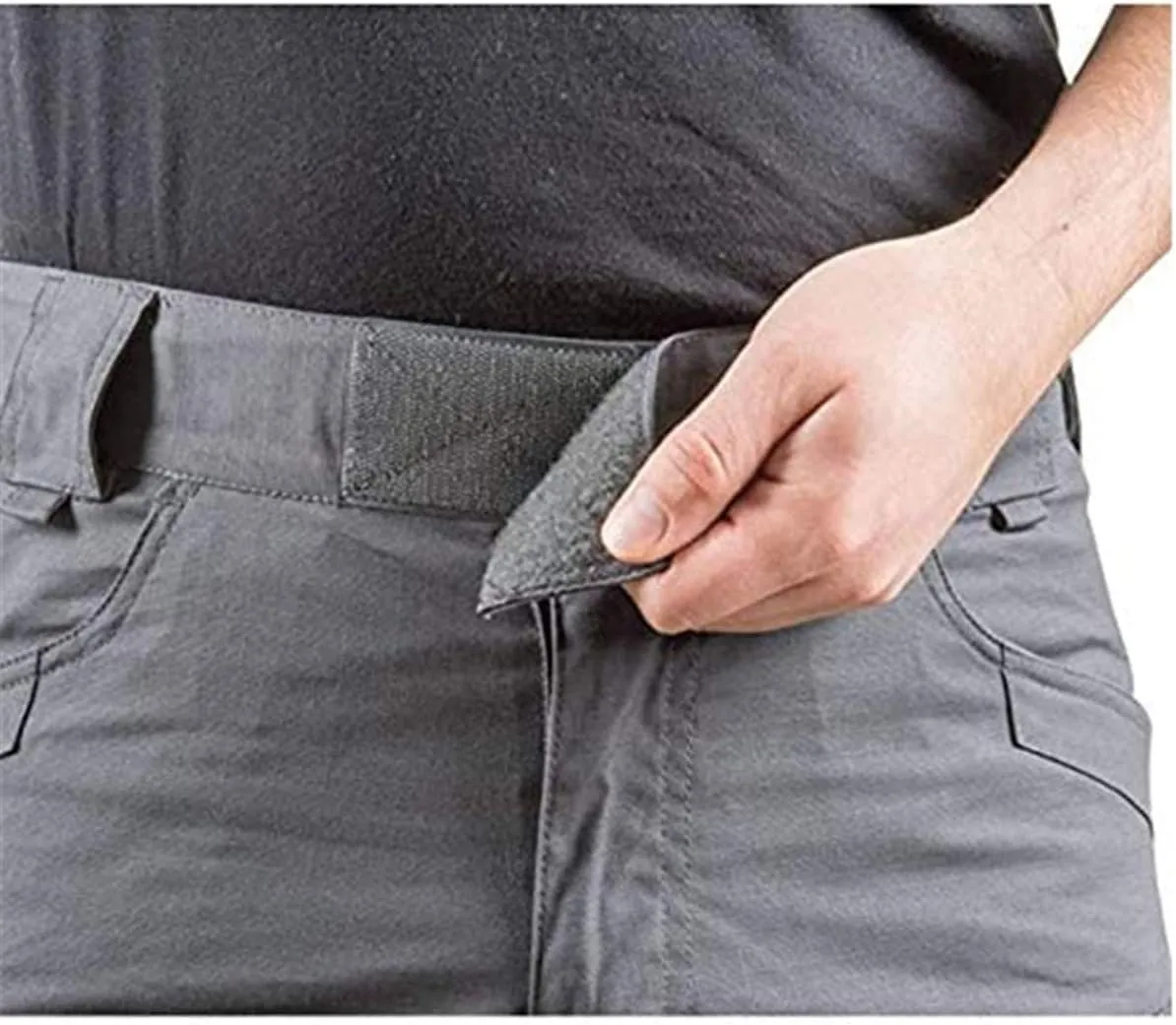 LELEBEAR 2021 Upgraded Tactical Waterproof Pants, Mens Waterproof Hiking Tactical Trousers for Combat Outdoor Hiking