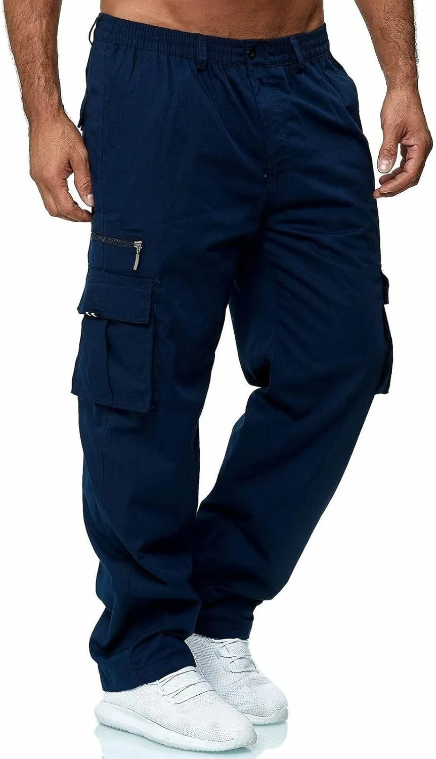 Men's Sports Casual Jogging Trousers Lightweight Hiking Work Pants Outdoor Pant