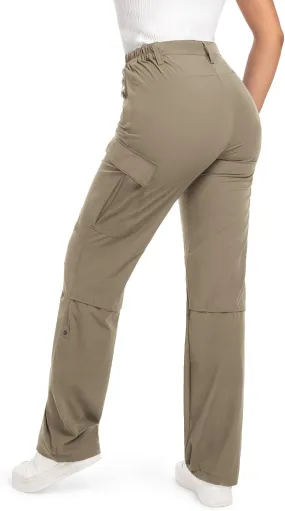 Moosehill Women's Hiking Pants Lightweight Quick Dry Travel Pants Casual Summer Pants for Women