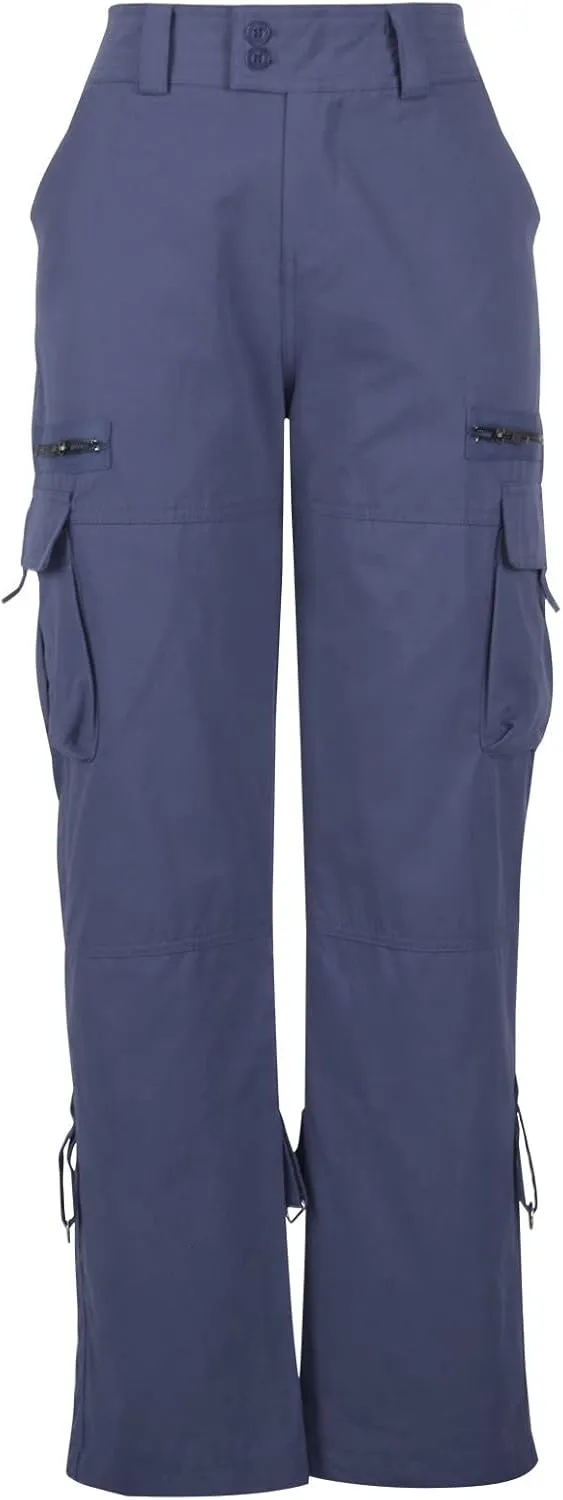 NaRHbrg Cargo Pants Women High Waist Wide Leg Casual Pants with Pockets Baggy Stretch Straight Leg Trousers Comfy Lounge Pant