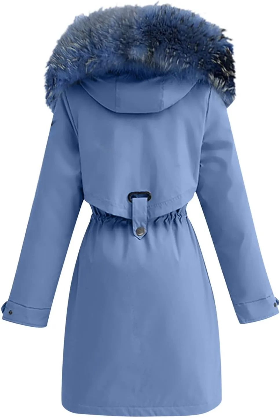 Womens Long Puffer Coat Packable Down Jacket Lightweight Parkas Jacket Maxi Zip Up Warm Hooded Quilted Coat
