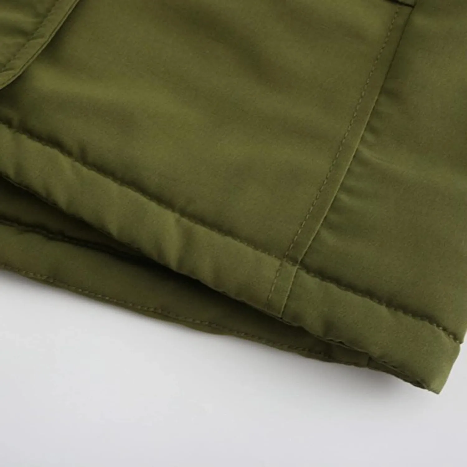 Women's Winter Coats Warm Puffer Coat Thicken Fleece Lined Down Jacket Insulated Solid Hooded Cardigans Coat